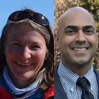 Headshots of Dr. Louise Rang and Dr. Krish Rao