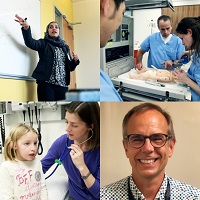 composite of four Pediatrics photos