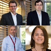 Headshots of Dr. Momciu, Yeates, Holland and Iliescu