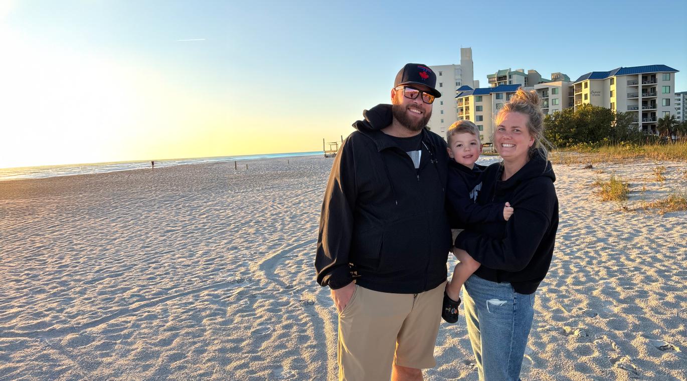Sarah's family photo in Florida