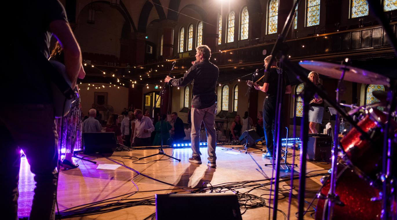 Old Docs, New Tricks band performing