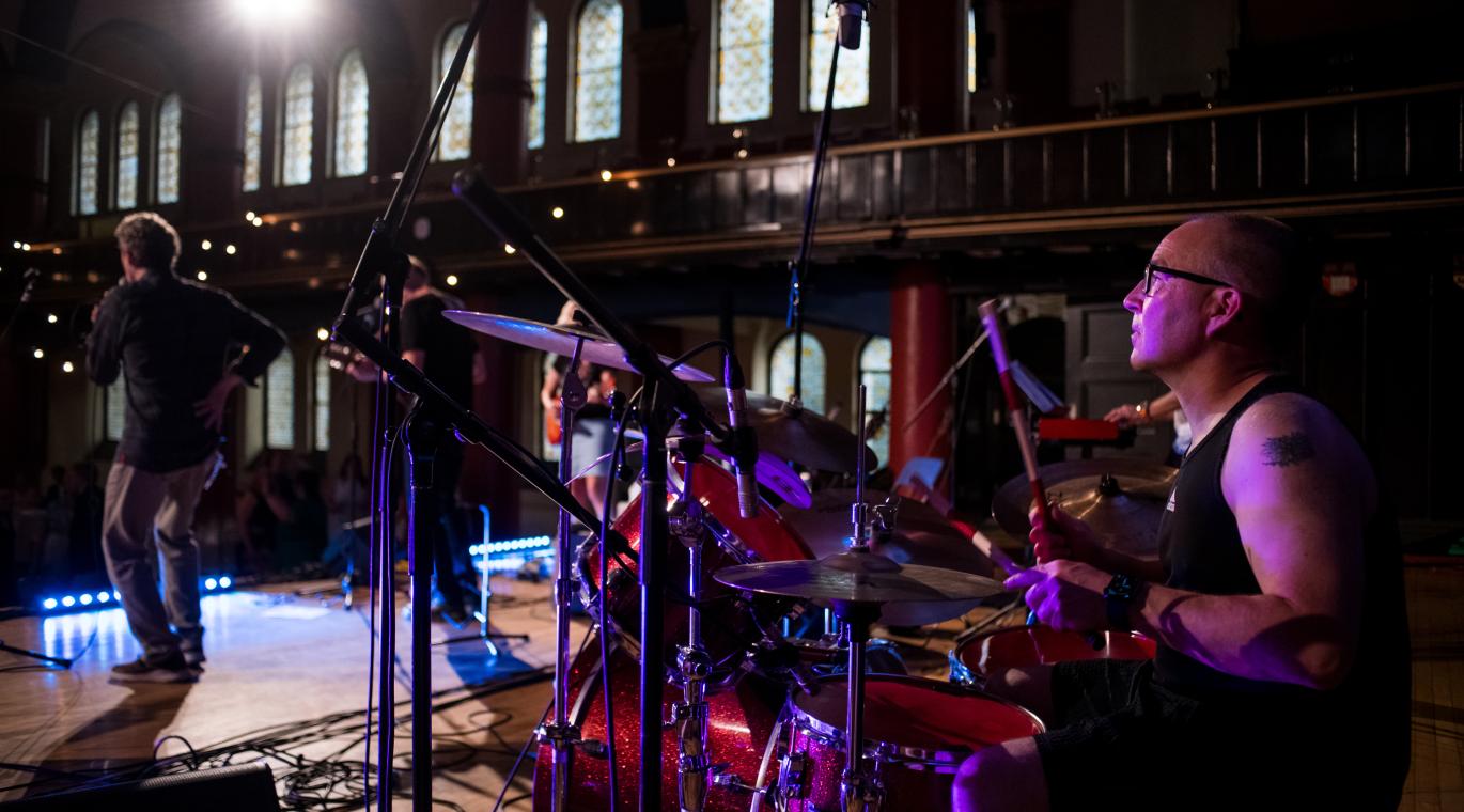 Old Docs, New Tricks band performing