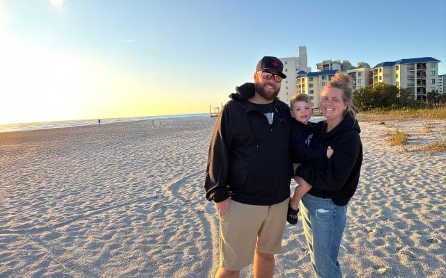 Sarah's family photo in Florida
