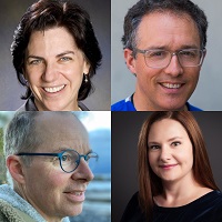 Headshots of Dr. Jo Shapiro, Dr. Alexandre Menard, Dr. Gillian MacLean, and Dr. Dan Howse